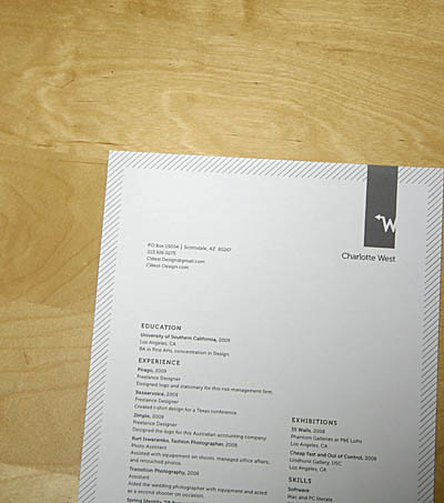 "Resume Design" by CharlotWest is licensed under CC BY-SA 2.0.