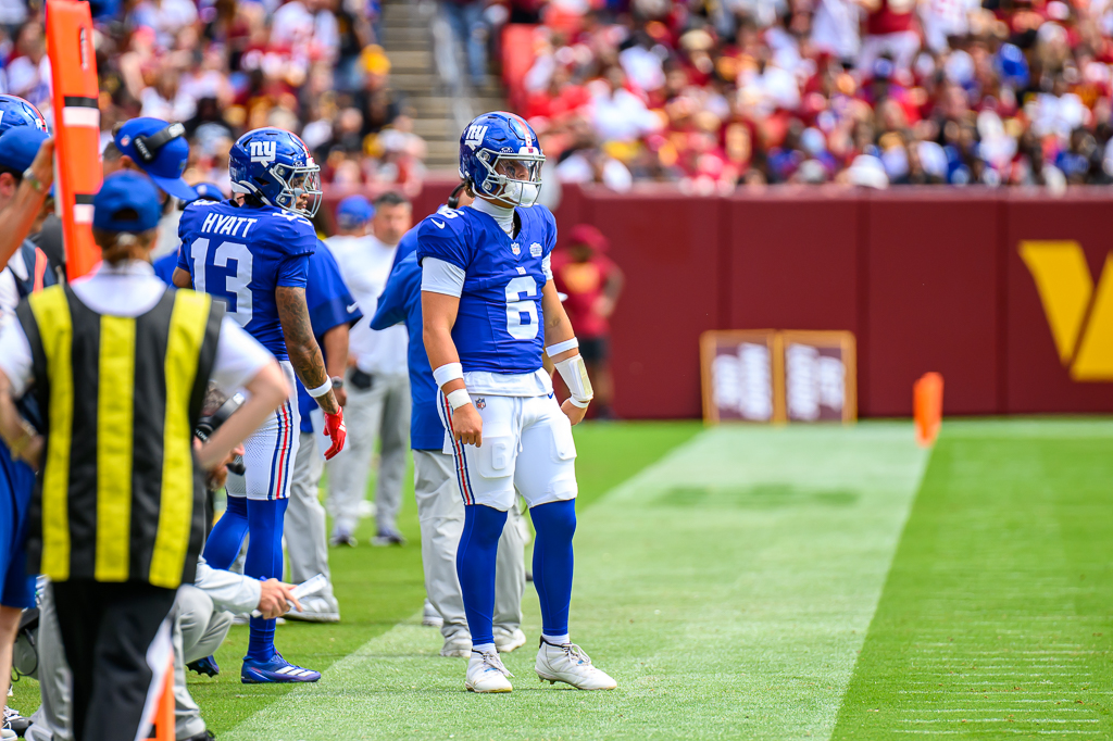 LANDOVER, MD - The Washington Commanders take on the New York Giants in Week 1 of the 2025 NFL season. (Joe Glorioso / All-Pro Reels)