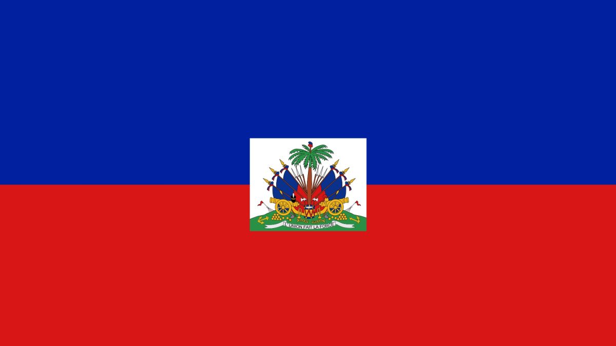 The Haitian flag