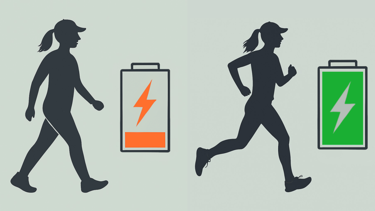 It is important to take rest days from running and other exercise. Created in Canva