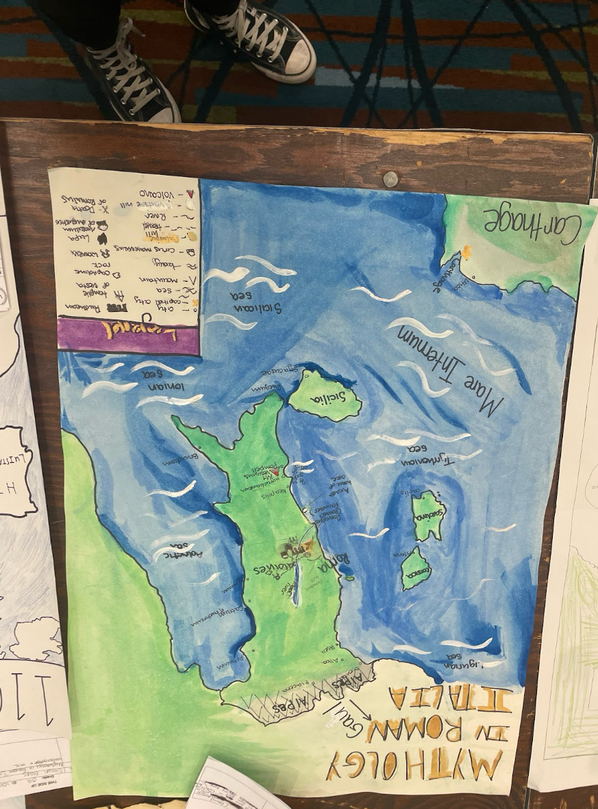 H-B Latin student artwork.
