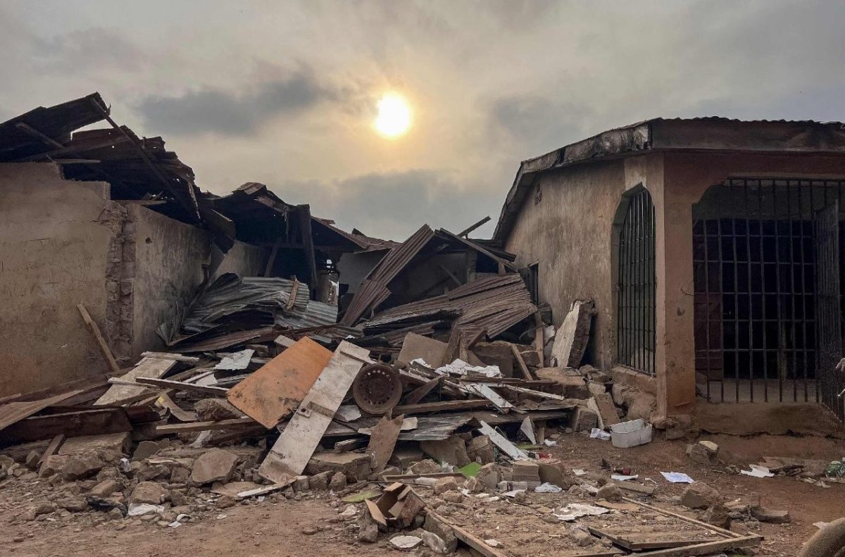 Destroyed structures in the aftermath of US strikes targetting IS‑linked militants in Nigeria  (AFP or licensors)