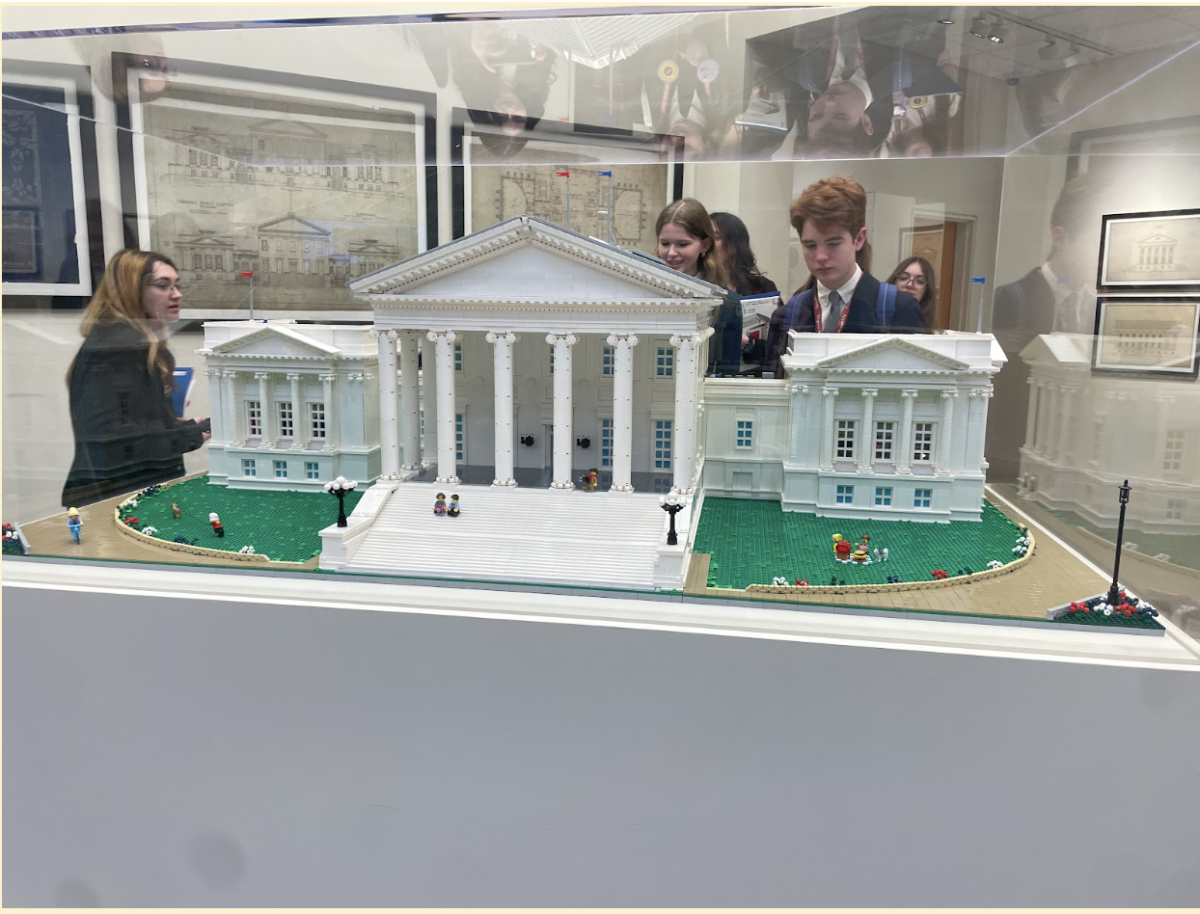 MGA students get a look at the LEGO state capital.